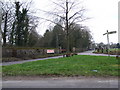 Taverham Hall Boundary Wall and Road Junction