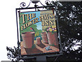 Sign for the Flower Pots Inn, Cheriton