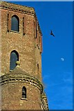 SU0306 : Horton Tower & moon by Simon Barnes