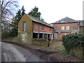 Old farm buildings at Lulham