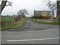 Minor road junction & cottage off B6461