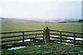 Fence and stile near Sarsgrove Farm