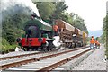 J3684 : Approaching Steam Train by Wilson Adams