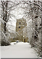 Towersey Church in the Snow