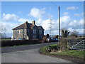 Road junction just north of Magor Pill Farm