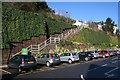 Steps up from Waitrose car park, Great Malvern