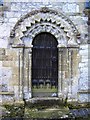 Norman doorway, St Mary the Virgin, Bishopstone, Swindon