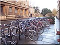 Bikes outside The Kings Arms Pub