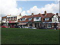 Milford on Sea - shops by the green