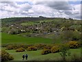 Brailes Allotments from Castle Hill