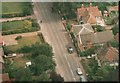 Church Road, East Harling, (B1111) from the air