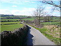 Bolehill Lane - View towards Press Fisheries