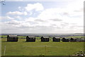 Huts on Croucheston Down Farm