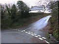 Lane junction at Meldon