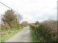 Approaching the entrance to Wern Farm (left) and Cefn Isaf Farm (right)