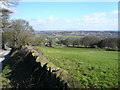 Bolehill Lane - View across fields to Wingerworth