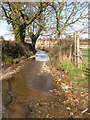 SO8398 : The Southern Ford in Bennett's Lane, near Pattingham by Roger  D Kidd