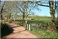 Cheriton Fitzpaine: entrance to Leys