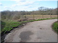 Road to Upper Clawdd Farm