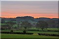 SU0413 : Manor farm & Cranborne at dawn by Simon Barnes
