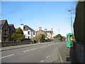 Bus shelters near the entrance to the Felinheli Marina