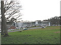 Ffordd Penlan Road and the entrance to the Technium offices