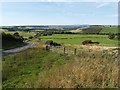 NZ0657 : Farmland North of Whittonstall and B6309 by Clive Nicholson