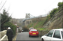 SH5571 : Pont y Borth (Pont Menai) from Ffordd Cambria Road by Eric Jones