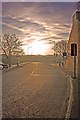 The Lights at Fatfield Bridge at sunset