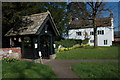 Daffodils outside Dymock churchyard