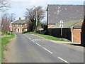 View N along Church Lane, Chislet