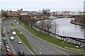 Riverside, A1035, and the River Tees