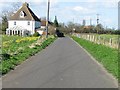 Looking W along Old Tree Road towards Maypole