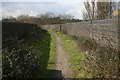 Disused railway track.