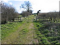 London Lane, Southgate near South Creake looking south