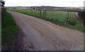 Road past All Saints, Theydon Garnon Church, Essex