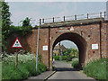 Witham, railway bridge in Blunts Hall Road