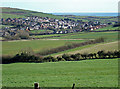 View of Sutton Poyntz from Green Hill