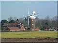TM0690 : Old Buckenham Windmill by Keith Evans