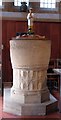 St Michael, Woolmer Green, Herts - Font