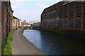 North Lock and North Bridge on the Grand Union Canal in Leicester.