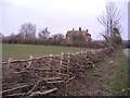 SO3052 : Hedge laying at Queest Moor by Roger Cornfoot