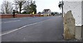 Milestone at Hospital Road, Omagh