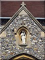 St Mary, Welwyn, Herts - Porch detail