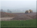 Earthmoving near Kivernoll