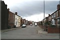 Looking up Violet Street, Lower Ince