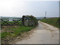 Entrance to Tregooden Farm