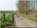 View along Chapel Lane to Under The Wood