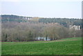 Old Wardour Castle and lake