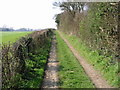 View SW along footpath near Charlton Wood